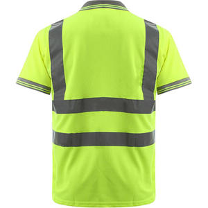 Summer Construction Safety <b>Polo</b> Shirt with Hi Vis Reflective Stripes High Visibility for Security <b>Water</b> Proof <b>Polo</b> Shirts - Product Image 6