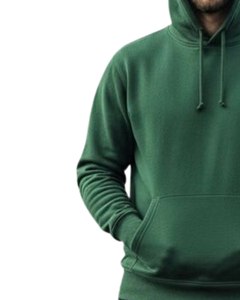 Sudadera con capucha de lana informal para hombre con bolsillo de canguro, sudadera de invierno de algodón suave para uso diario y actividades al aire libre - Product Image 4