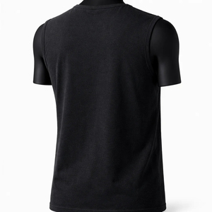 Men Sleeveless <b>Tank</b> <b>Top</b> <b>Black</b> Fang Teeth Graphic Print O-Neck Casual Streetwear Muscle Shirt Gothic Punk Style - Product Image 3