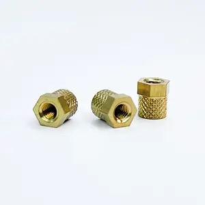 Good Quality Wholesale Cheap Price Brass Bolts Nuts Screw Hex Brass Insert Nut For Heavy Industry