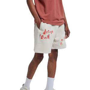 Shorts de jogging en molleton hip-hop tendance 2026, imprimés à l'écran, délavés, couleurs personnalisées, style vintage - Product Image 3