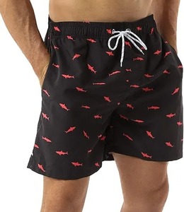 Pantalones cortos de sublimación de calidad superior para hombre, bañadores de playa, venta al por mayor, hasta la rodilla corta con cordón, moda de buena calidad - Product Image 1