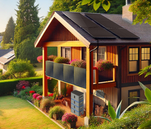 <span class=keywords><strong>Eco</strong></span>-friendly 1KW impilabile balcone batteria intelligente con inverter e pannelli solari per energia verde Micro sistema di accumulo - Product Image 6