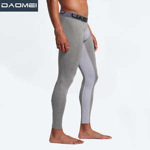 2024 hommes Yoga sport Leggings sans couture Fitness pantalon pour la course Compression tricoté collants vêtements d'entraînement - Product Image 6