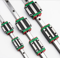 Hiwin HGH15CA Bloc de guidage linéaire, patin de rail, pièce de rechange pour machine de mouvement interchangeable de précision de qualité industrielle pour routeur CNC