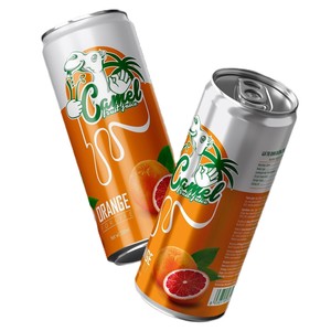 Vente en gros de haute qualité 330ml pour boisson gazeuse au jus d'orange et de chamelle A & B Vietnam fabricant de purée aromatisée concentrée de marque privée - Product Image 3