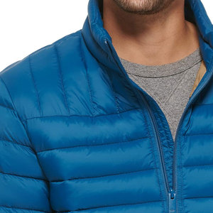 Venta Directa de Fábrica, Chaqueta Acolchada de Invierno para Hombre, Estilo Urbano, Cuello Mao, Relleno de Algodón, Cálida y Elegante, Tela de Lona - Product Image 6