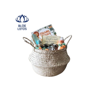 Comparable in price to the Seagrass Basket, this Seagrass Belly Basket is a great option for laundry, picnics, and plant pot - Product Image 1