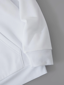 Hombres dibujos animados eslogan gráfico canguro bolsillo sin forro cremallera completa invierno sudaderas poliéster/algodón peso pesado polar calidad de lujo - Product Image 4