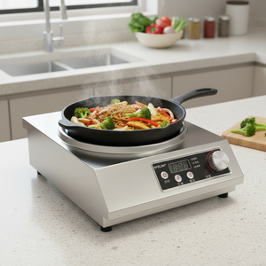 Benchtop kompor listrik tanpa Gas, kelas atas dengan kontrol kenop, kompor induksi komersial, kompor listrik tanpa Gas - Product Image 3