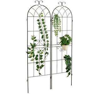 Enrejado de jardín metálico de diseño ornamental que combina funcionalidad con un atractivo decorativo artístico para el jardín. - Product Image 6