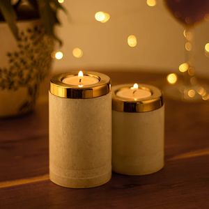 Festive Christmas Wholesale Square Tea Light Holder Creative Handmade Wedding Centerpieces Decor - Product Image 6