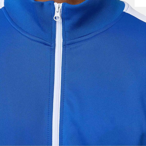 Nuevos chándales personalizados para hombre en 100% Panel de poliéster Ropa de entrenamiento deportivo de trabajo Cuello de arena Pantalones de longitud completa Traje de ropa activa - Product Image 5