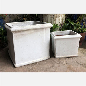 Decoración personalizada para el hogar Vietnam envejecido rústico al aire libre estilo Atlántico Jardín de cerámica maceta decorativa jarrón muebles accesorios para - Product Image 3