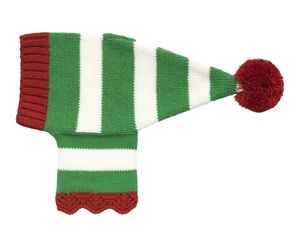 Écharpe en tricot pour chien de qualité supérieure, Green Elf, pour l'hiver, pour votre chien, écharpe d'hiver pour petit chiot mignon - Product Image 1