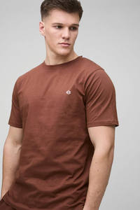 Logo personnalisé Slim Fit 100% coton T-shirts pour hommes décontracté poids lourd col rond avec coupe ample 200 grammes T-shirt pour hommes coupe ample - Product Image 3