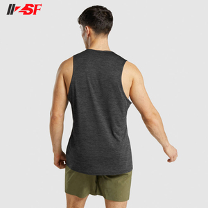 Camiseta sin mangas para hombre con estampado de logotipo personalizado de alta calidad, chaleco de viaje sin mangas de nuevo estilo para uso en el gimnasio - Product Image 2