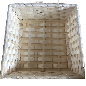 Venta al por mayor funcional colgante diseño tejido bambú cesta accesorios de cocina caja de almacenamiento para uso doméstico alimentos lavandería almacenamiento - Product Image 1