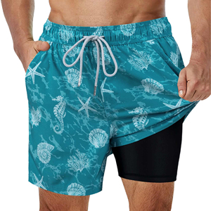 Vente chaude conception personnalisée imprimé maillots de bain imperméable séchage rapide été décontracté hommes athlétique Shorts hommes Surf plage conseil Shorts - Product Image 5
