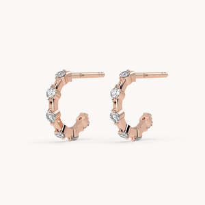 Pendientes de Aro Finos con Diseño de Margarita - Product Image 5