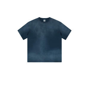 T-shirt décontracté à manches courtes et col en O pour homme avec impression numérique de 220 grammes - Product Image 2