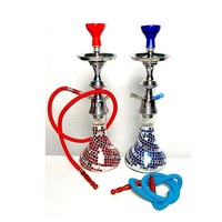 Ensemble de chicha en verre coloré à vendre, décoration fantaisie, nouvelle chicha antique à vendre