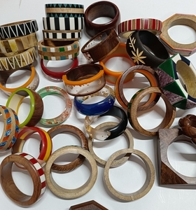 Hot <b>Wood</b> and Resin Bangle <b>Jewellery</b> Bracelet Hand Made Best Quality Customized Size and Carton Packing - Product Image 6