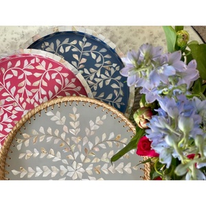 Bandeja para servir con incrustaciones de perlas para madre, tamaño personalizado para Ramadán, especiales, Eid Kareem, nuevo diseño de lujo - Product Image 3