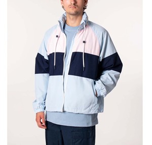 Chaqueta deportiva de nailon personalizada de alta calidad para hombre, con cremallera completa Anorak Sudadera con capucha, cortavientos impermeable ligero de talla grande para otoño - Product Image 1