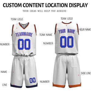 Fabrication de la meilleure qualité OEM vente en gros uniforme de basket-ball personnalisé réversible sublimé ensemble d'été - Product Image 6