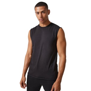 เสื้อกล้ามวิ่งออกกำลังกาย ใส่สบาย ทรงเข้ารูป น้ำหนักเบา ระบายอากาศได้ดี เป็นมิตรกับสิ่งแวดล้อม ผลิตจากโพลีเอสเตอร์/คอตตอน คอเสื้อยาว สำหรับผู้ชาย - Product Image 1