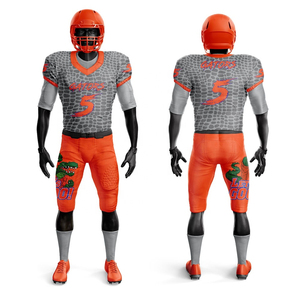Uniforme de football américain pour hommes, léger, confortable, respirant, séchage rapide, 100% polyester, taille et design personnalisés - Product Image 4