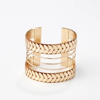 Joyería de moda, pulseras y brazaletes de latón, diseño maravilloso y tamaño personalizado, joyería de latón hecha a mano para mujer