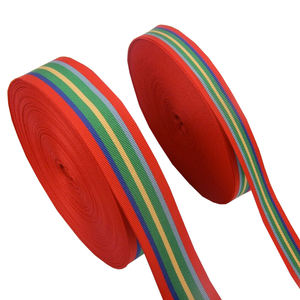 Venta al por mayor OEM Grosgrain Moire cinta Super insignias cinta personalizada rayas clásicas medalla cintas premios y decoraciones suministro - Product Image 6