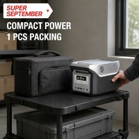 Station d'alimentation portable à batterie solaire 300W MPPT à onde sinusoïdale pure pour la maison, la secours d'urgence, UE, États-Unis, Australie