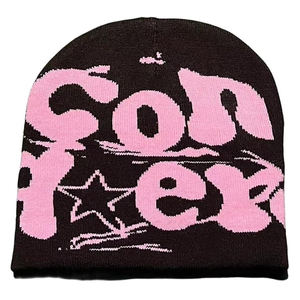Nouveauté 100% Bonne Qualité Meilleur Prix Impression Numérique Personnalisable Bonnets Unisexe pour l'Hiver Casual 100% Acrylique Tendance - Product Image 4