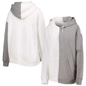 Sweat à capuche brodé personnalisé en coton épais avec poche à cordon Sweat-shirt chaud unisexe pour la saison d'automne - Product Image 2