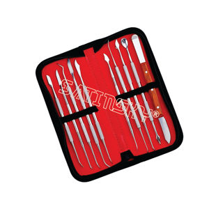 Juego de 10 Herramientas Manuales para Esculpir Cera Dental con Estuche, Herramientas de Escultura de Cerámica de Acero Inoxidable - Product Image 1