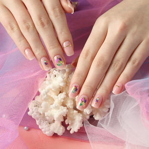 Tiras de Gel para uñas ShineB #45769, superventas, Prisma rosa, pegatina fácil para uñas, salón de alta calidad, hecho en Corea, artículo de moda, decoración - Product Image 3