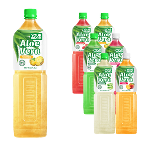 Vente en gros de votre marque de jus d'aloe vera à saveur d'ananas bouteille de 1500ml fournisseur en gros fabricant de marque privée OEM ODM - Product Image 1