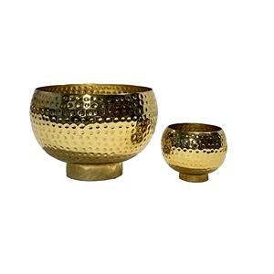 Juego de 3 cuencos grandes de mostaza caliente Zephyr Gold Antique Bowl - Product Image 5