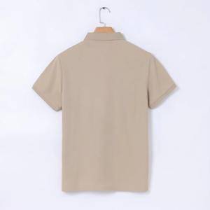 Polo t-shirt pour hommes mode décontracté confortable coupe ajustée coton à manches courtes élégant léger respirant tenue d'été - Product Image 3