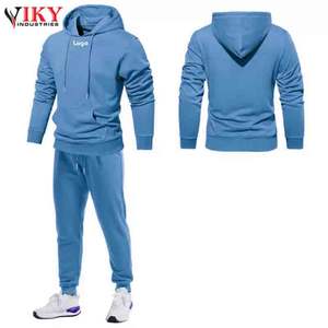 VIKY INDUSTRIES-ropa informal para hombre, traje de chándal cómodo de Color sólido con diseño diferente, novedad - Product Image 5
