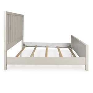 Cadre de lit à plateforme en bois de teck massif de style moderne Mobilier de chambre à coucher King Size - Product Image 2