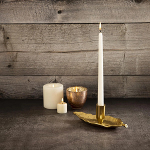 Leave Design Portavelas dorado Radiance atemporal Portavelas clásico - Product Image 1