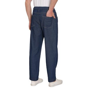 Primavera Verano Negro Azul Cargo Jeans hombres Streetwear Denim Jogger pantalones hombres Baggy Harem Jean pantalones de talla grande - Product Image 4