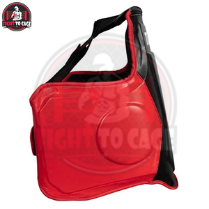 Protection Thoracique en PVC pour la Boxe, le MMA et le Kickboxing, de Haute Qualité, Durable, Nouvelle Arrivée, Prix Raisonnable, Personnalisable, Noir et Rouge - Product Image 3