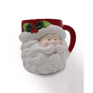 Taza 3D de Gran Capacidad (400 ml) con Diseño de Santa Claus, Apta para Lavavajillas y Microondas, Diseño Nórdico para Espresso y Regalos - Product Image 1