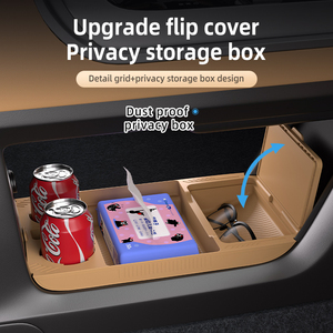 Caja de Almacenamiento de Silicona Debajo de la Consola Central para Monovolumen Eléctrico, Bandeja Organizadora Interior - Product Image 5