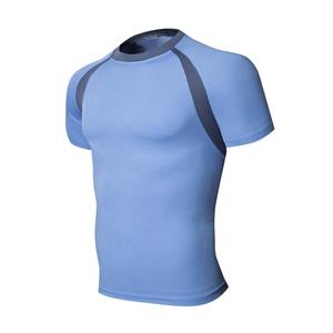T-shirt de compression respirant personnalisé, best-seller, pour la course à pied, l'entraînement sportif, la salle de sport, pour hommes - Product Image 1